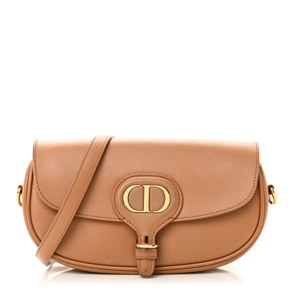 Christian Dior Box Calfskin East West Bobby Bag Cognac | Luxe