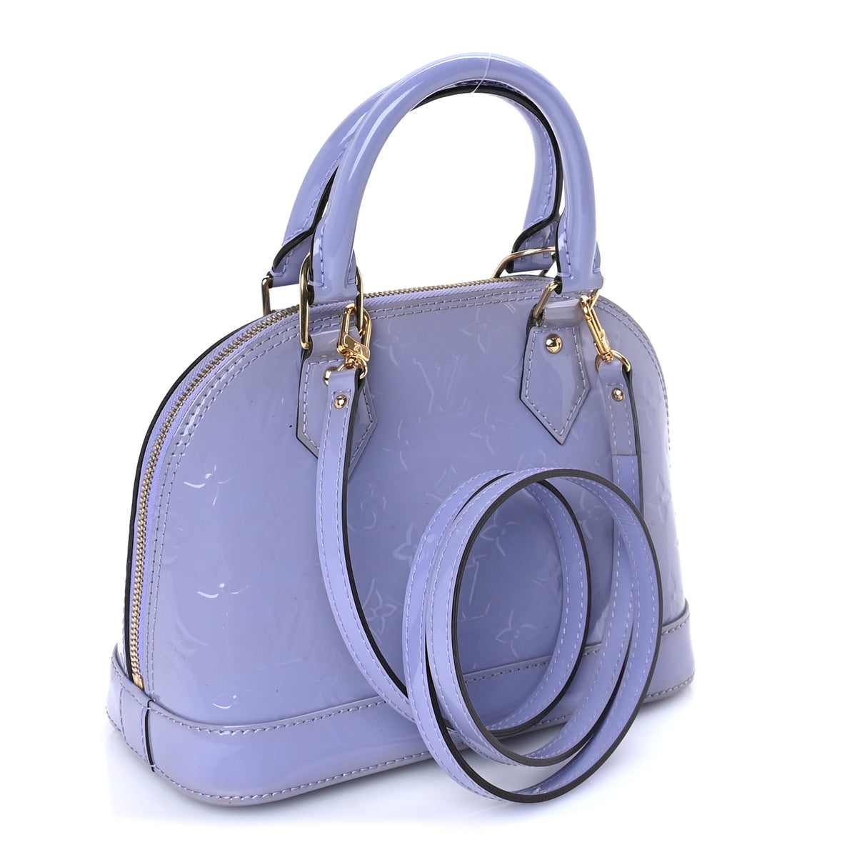 LOUIS VUITTON エピ リラ ライラック ライトパープル Louis Vuitton Vernis Alma BB Lilac | Luxe Collective