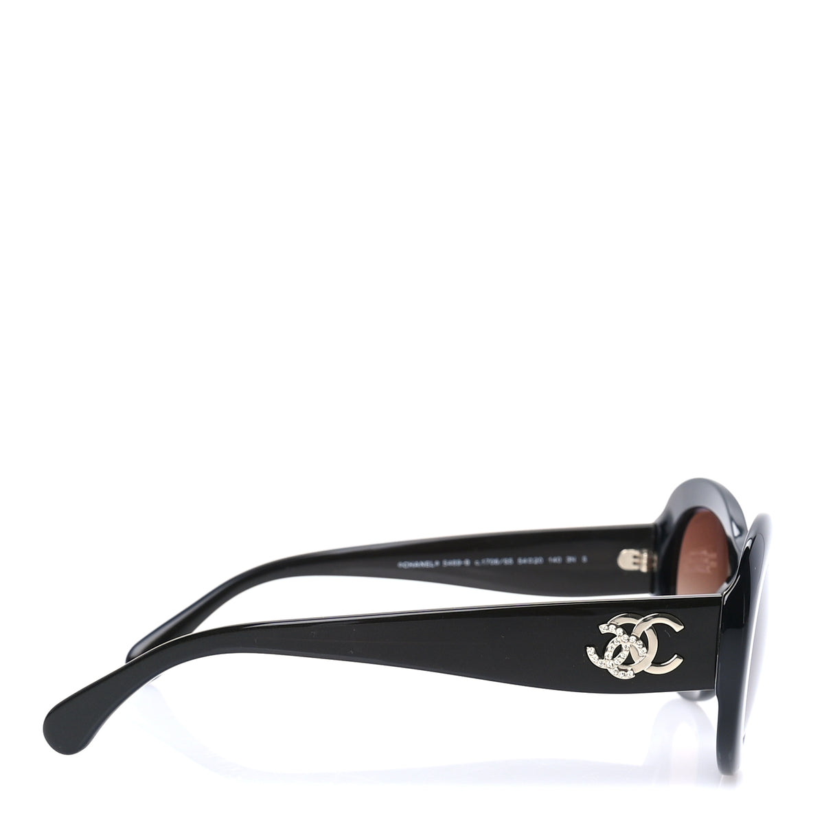 Chanel Acetate Polarized CC Sunglasses 5468-B-A Black | Luxe