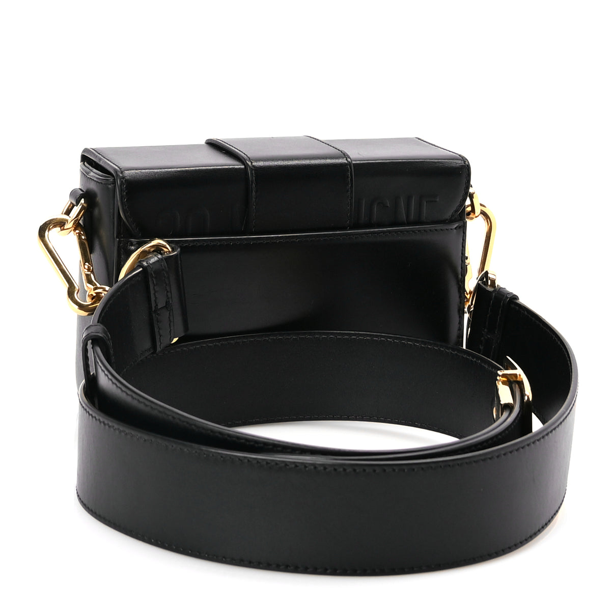 Christian Dior Smooth Calfskin 30 Montaigne Box Bag Black | Luxe