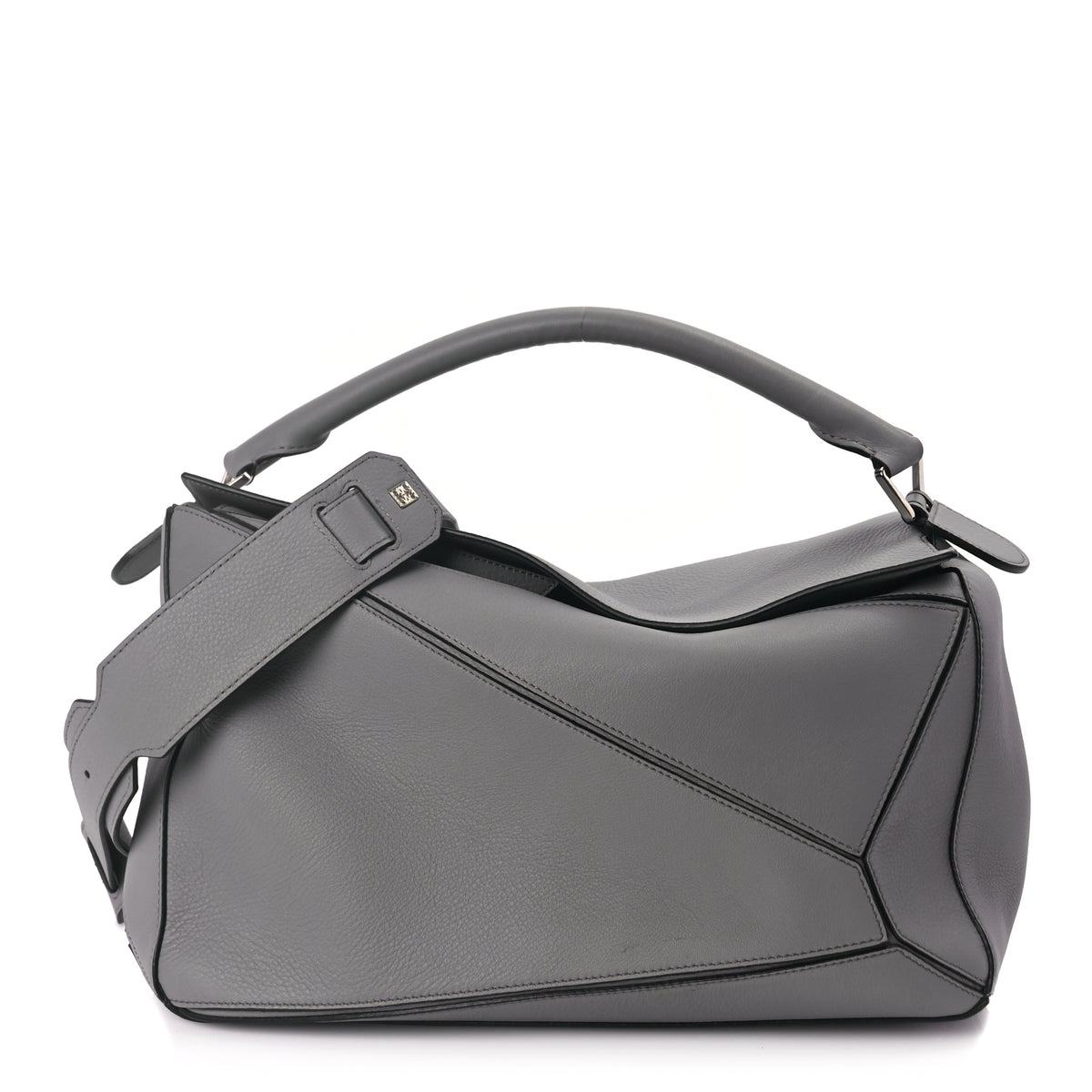 Loewe Calfskin Large Puzzle Bag Grey | Luxe Collective