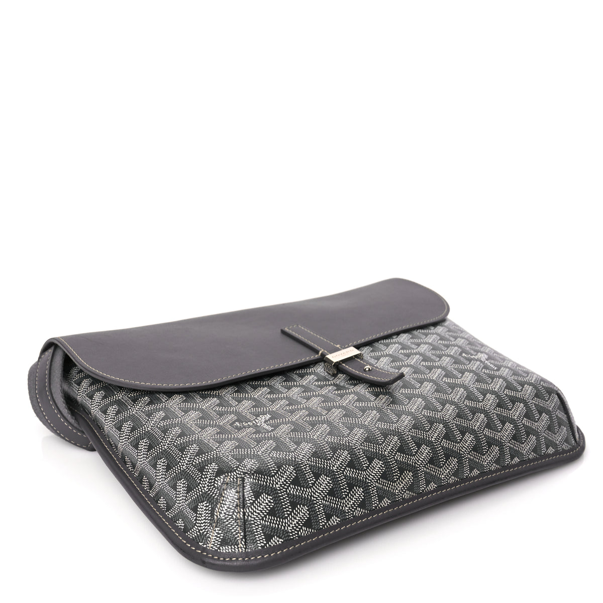 Goyard Goyardine Coursier Messenger Bag Gray | Luxe Collective