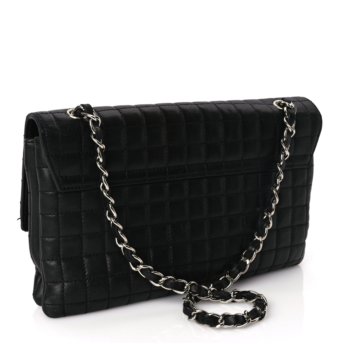 Chanel Lambskin Quilted Chocolate Bar Camellia No. 5 Flap Bag