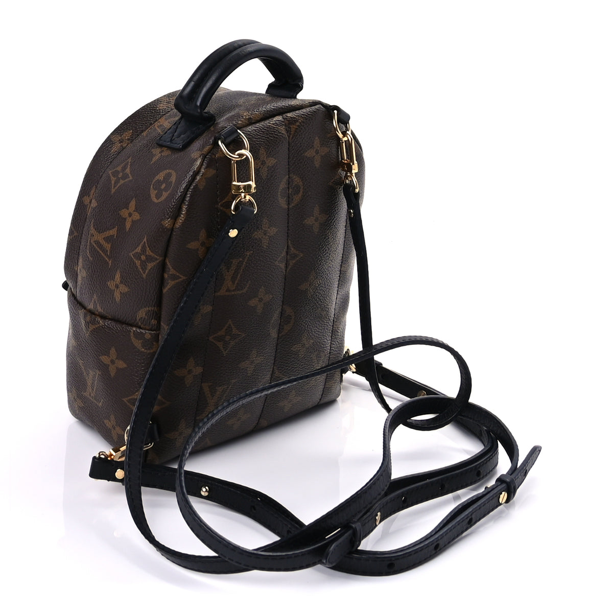 Louis Vuitton Monogram Palm Springs Backpack Mini Black