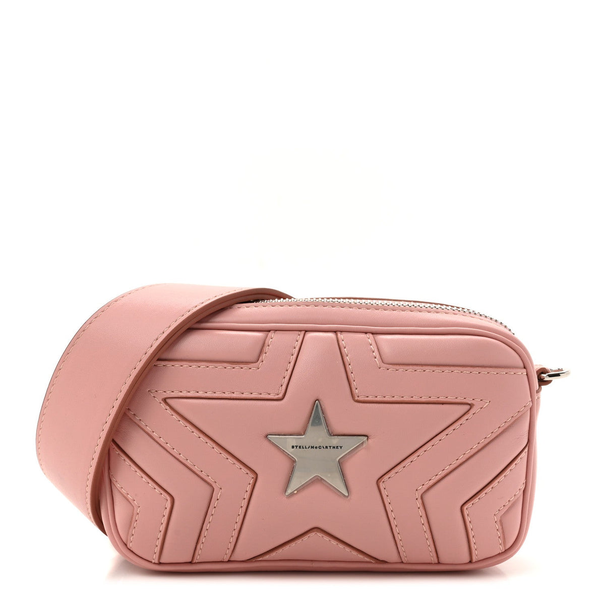 Stella McCartney Eco Alter Nappa Star Patch Belt Bag Pink | Luxe