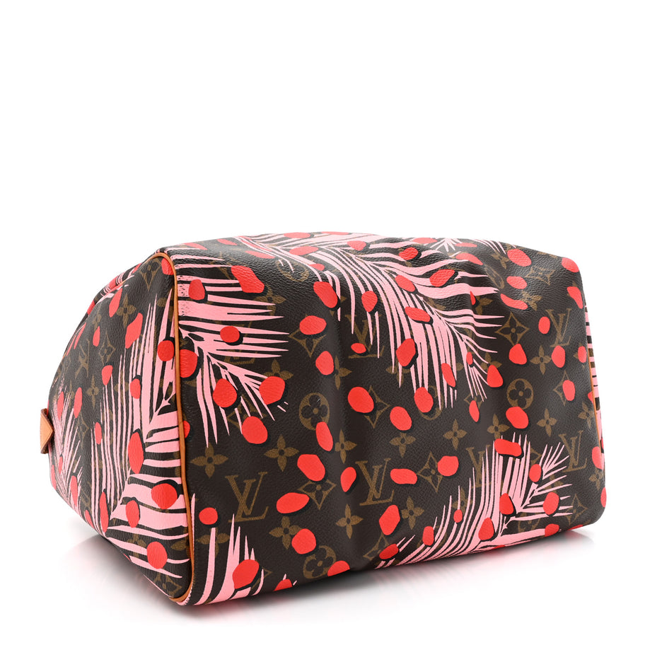 Louis Vuitton Monogram Jungle Dots Speedy 30 Sugar Pink Poppy Image 4