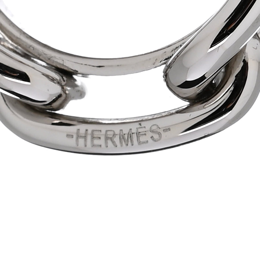 Hermes Palladium Regate Scarf Ring Image 3