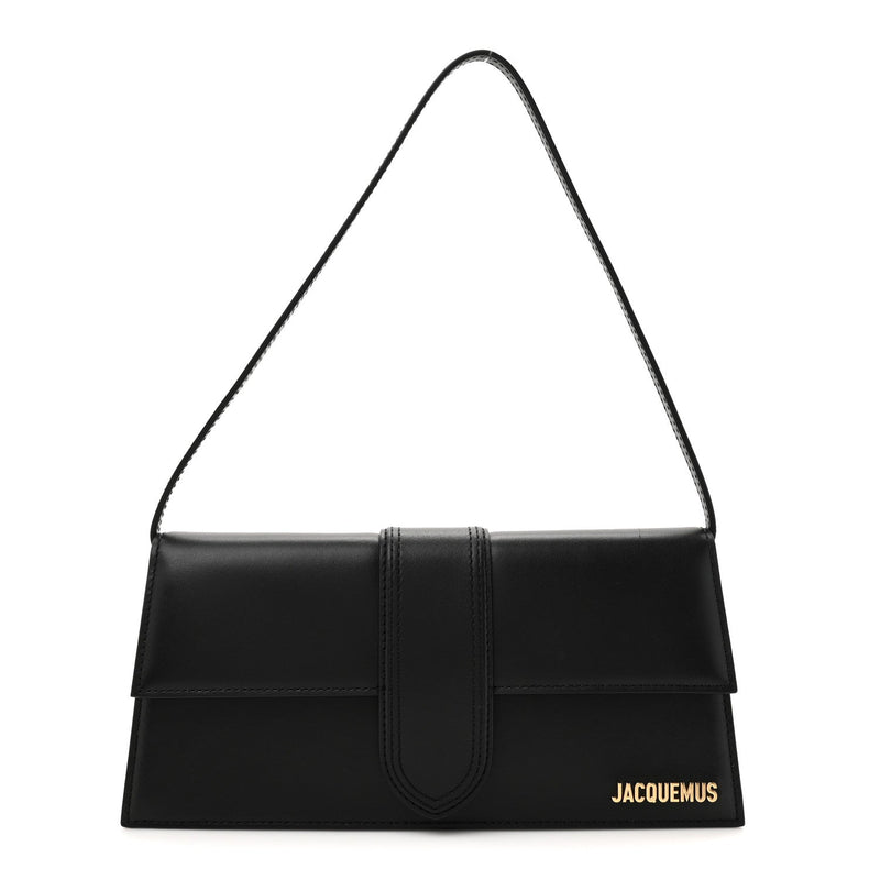  Jacquemus Smooth Calfskin Le Grand Bambino Long Black