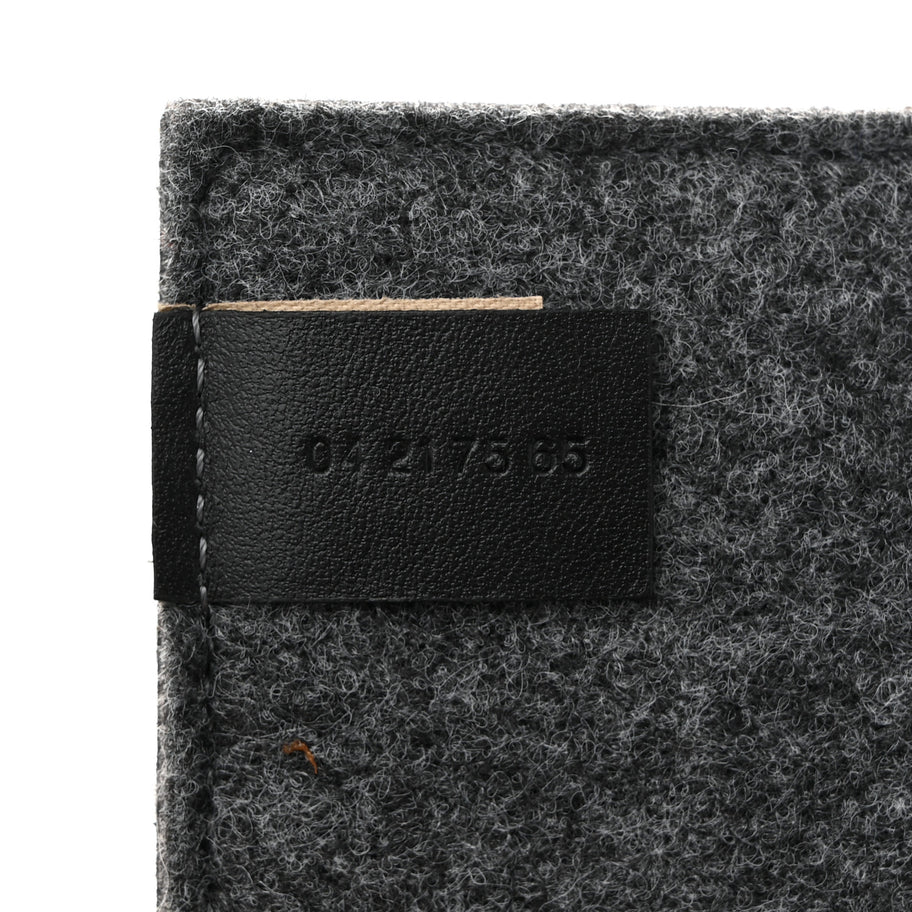 Chloe Felt Calfskin Small Woody Ribbon Tote With Strap Cashmere Grey Image 7