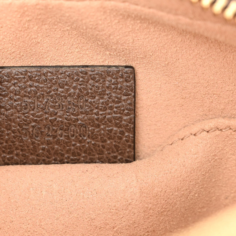 Gucci GG Supreme Monogram Web Mini Ophidia Shoulder Bag Brown Image 7