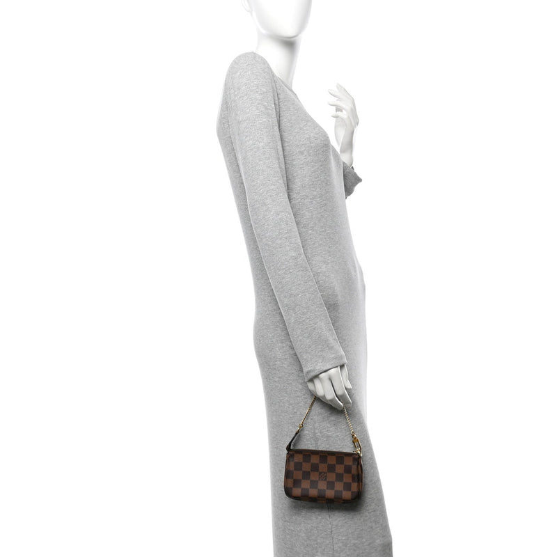  Louis Vuitton Damier Ebene Mini Pochette Accessories