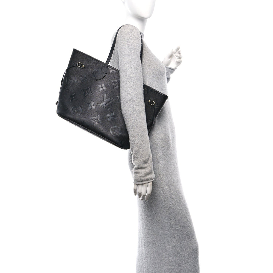 Louis Vuitton Empreinte Monogram Giant Neverfull MM Black Image 3