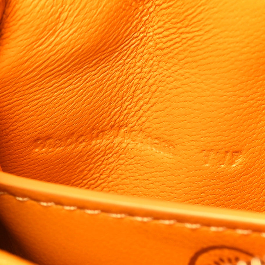 Mulberry MULBERRY Nappa Softie Zip Coin Pouch Double Yellow Image 7