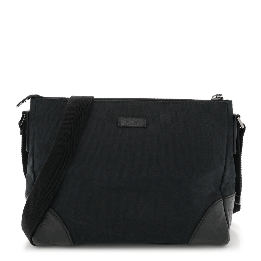 Gucci Monogram Joy Messenger Bag Black Image 1