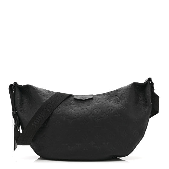 Louis Vuitton Calfskin Monogram Shadow Hobo Hamac Black Image 1