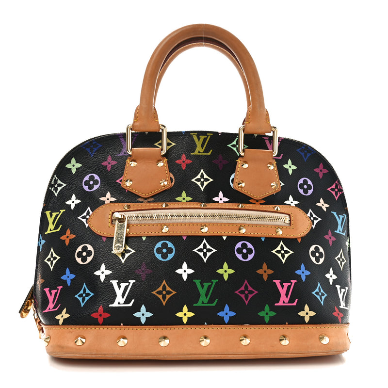  Louis Vuitton Monogram Multicolor Alma Black