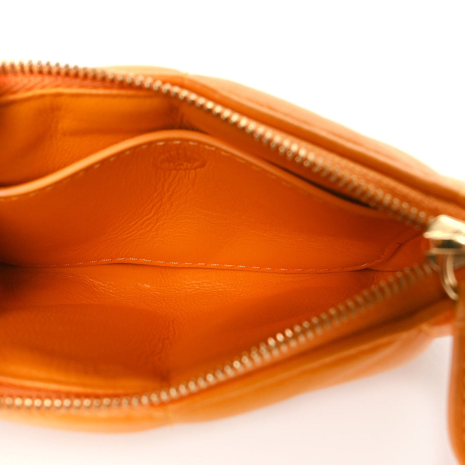 Mulberry MULBERRY Nappa Softie Zip Coin Pouch Double Yellow Image 5