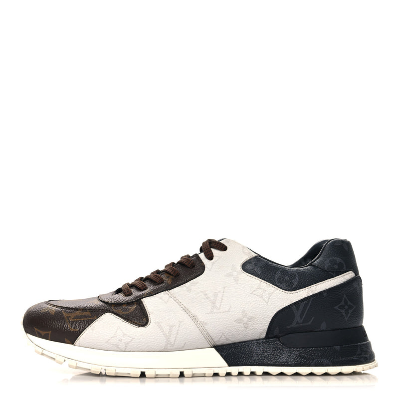  Louis Vuitton Monogram Mix Mens Run Away Sneakers Ebene