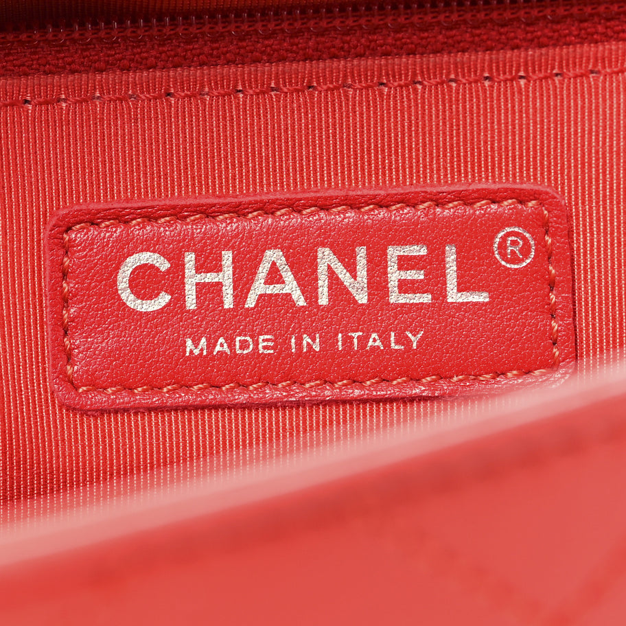 Chanel Calfskin Stitched Small Ring My Bag Flap Crossbody Red Image 6