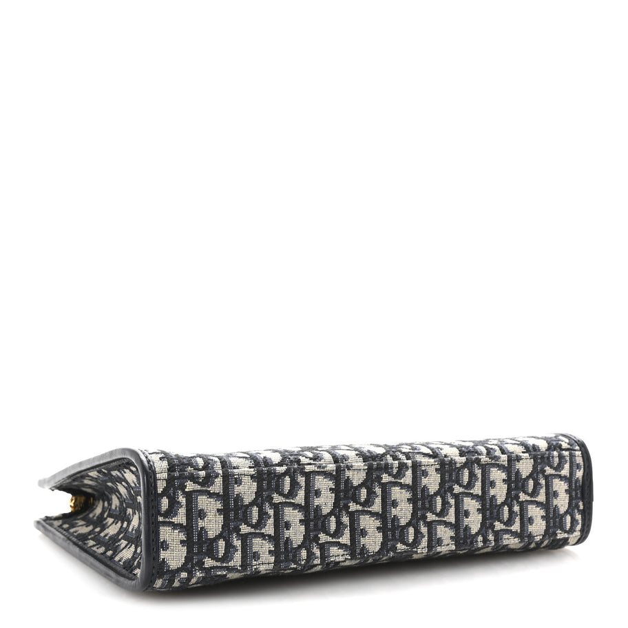 Christian Dior Oblique 30 Montaigne Pouch Blue Image 4