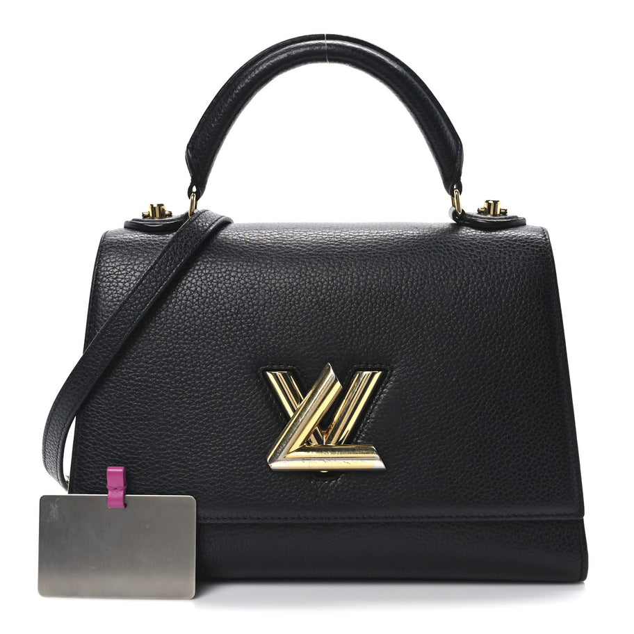 Louis Vuitton Taurillon Twist One Handle MM Black Image 3