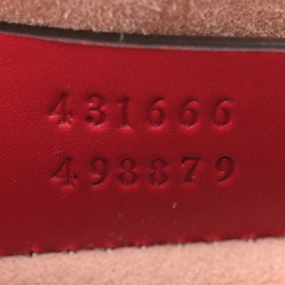 Gucci Calfskin Mini Sylvie Chain Shoulder Bag Hibiscus Red Image 7