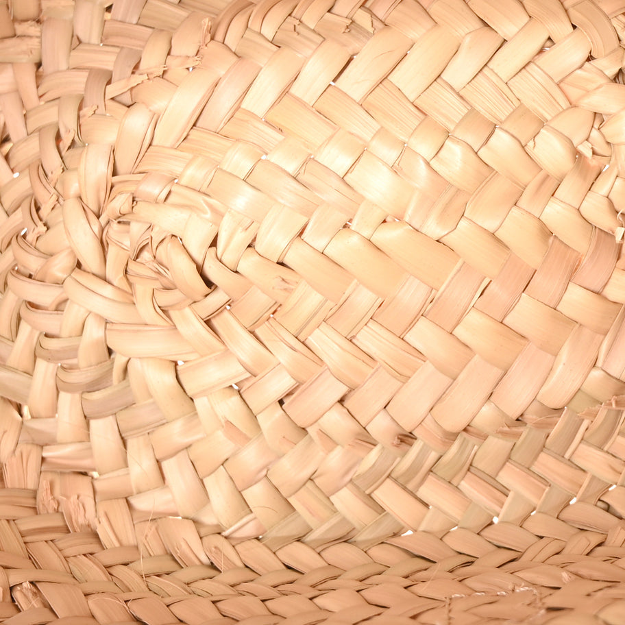 Chloe Raffia Small Grain Calfskin Small Marcie Basket Shoulder Bag Pottery Green Image 5