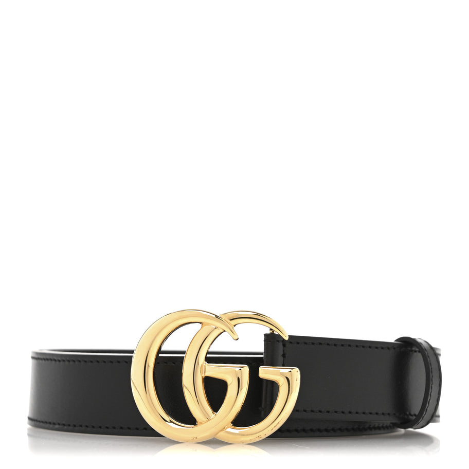 Gucci Calfskin Double G 30mm Belt 90 36 Black Image 1