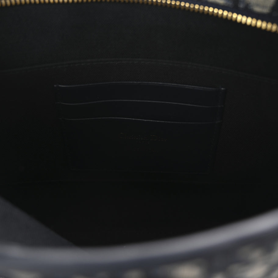 Christian Dior Oblique 30 Montaigne Pouch Blue Image 6