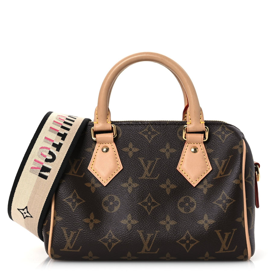 Louis Vuitton Monogram Speedy Bandouliere 20 Black Image 1