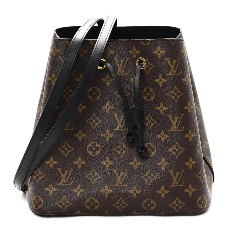  Louis Vuitton Monogram Neonoe MM Black