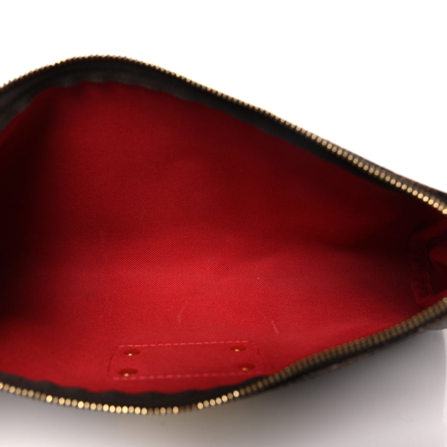 Louis Vuitton Damier Ebene Eva Clutch Image 5