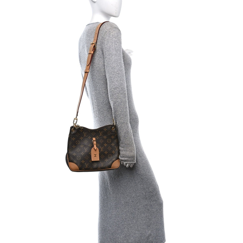  Louis Vuitton Monogram Odeon PM Natural