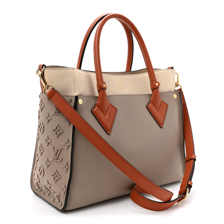 Louis Vuitton Calfskin Monogram Tufting On My Side Galet Image 3