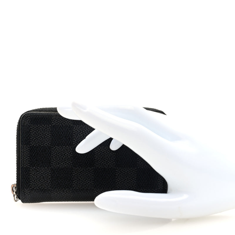  Louis Vuitton Damier Graphite Zippy Coin Purse Vertical