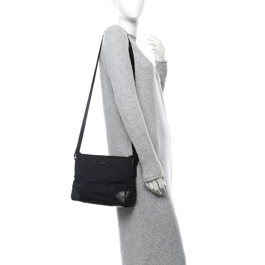 Gucci Monogram Joy Messenger Bag Black Image 2