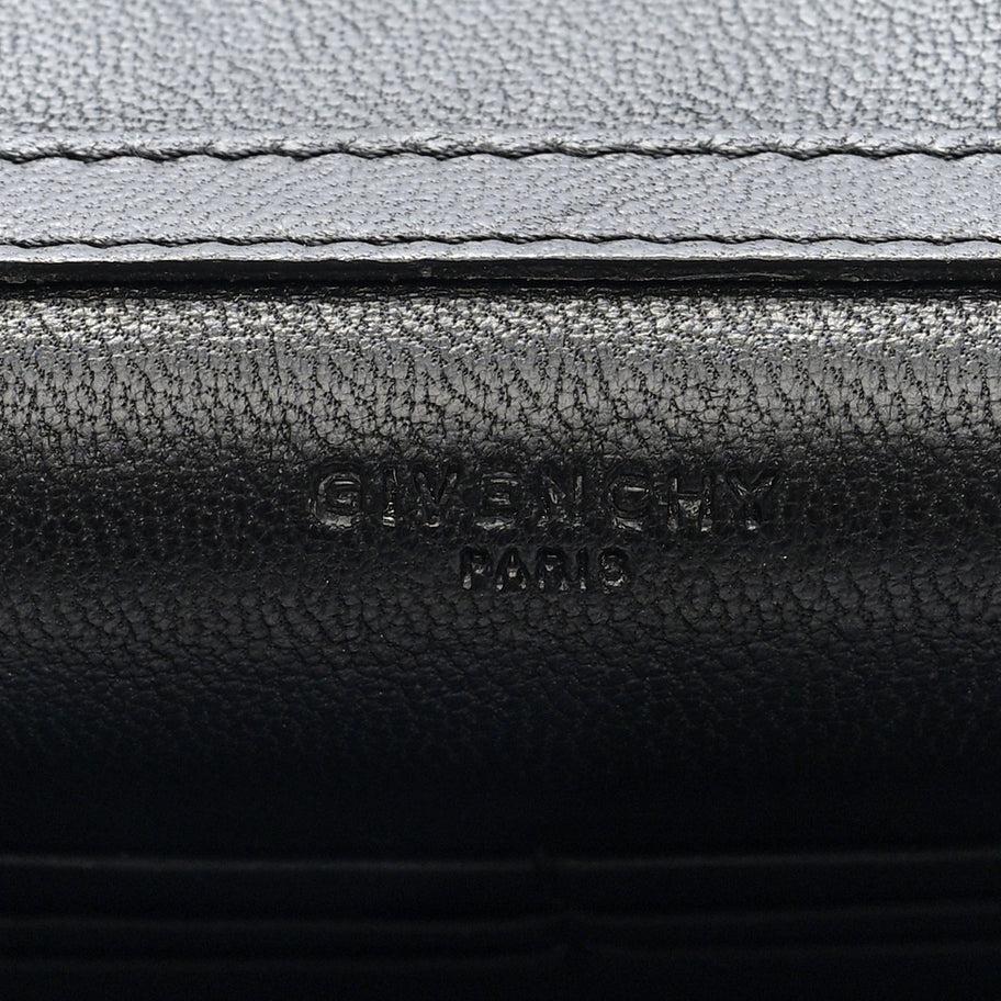 Givenchy Calfskin Star Pandora Chain Wallet Black Image 6