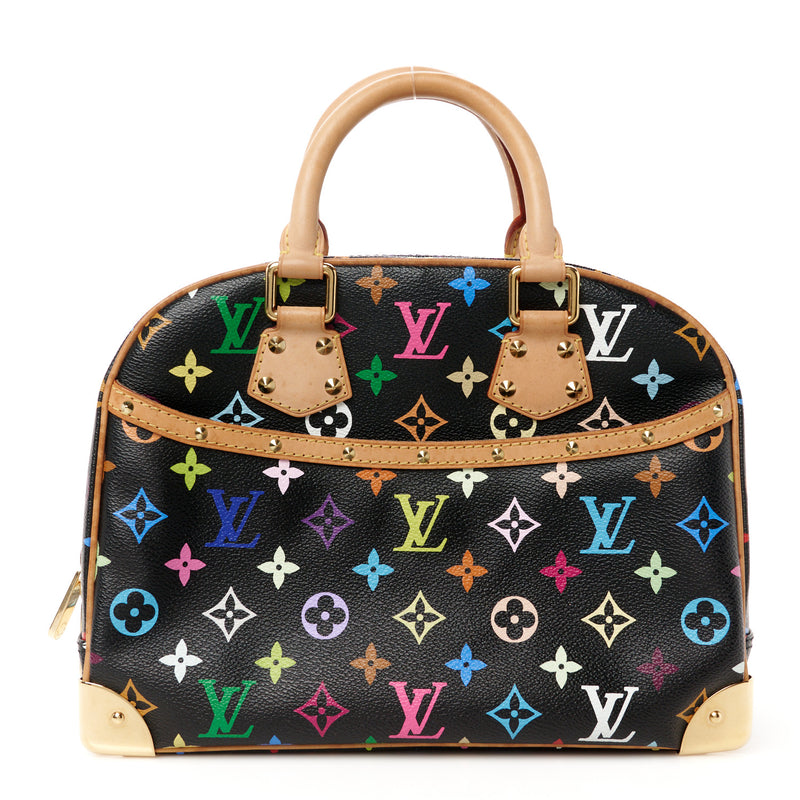  Louis Vuitton Monogram Multicolor Trouville Black