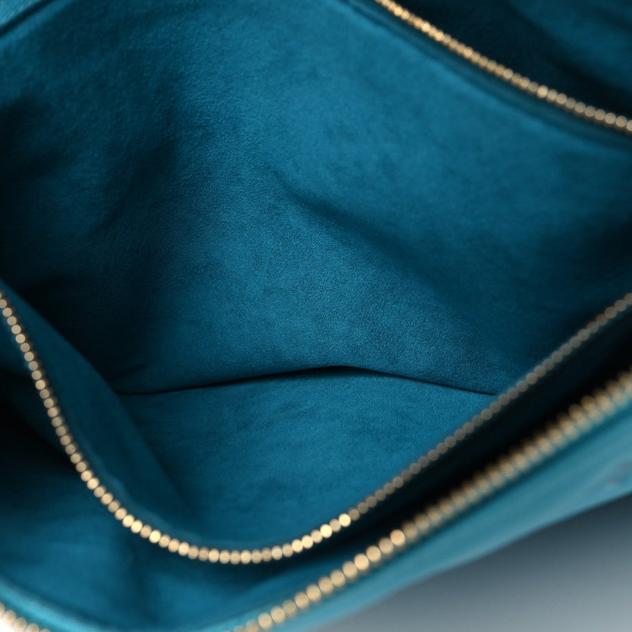 Louis Vuitton Lambskin Embossed Monogram Coussin PM Turquoise Image 6