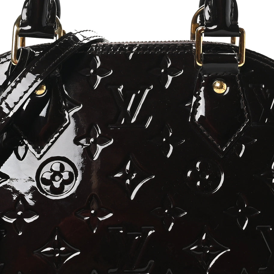 Louis Vuitton Vernis Alma BB Amarante Image 7