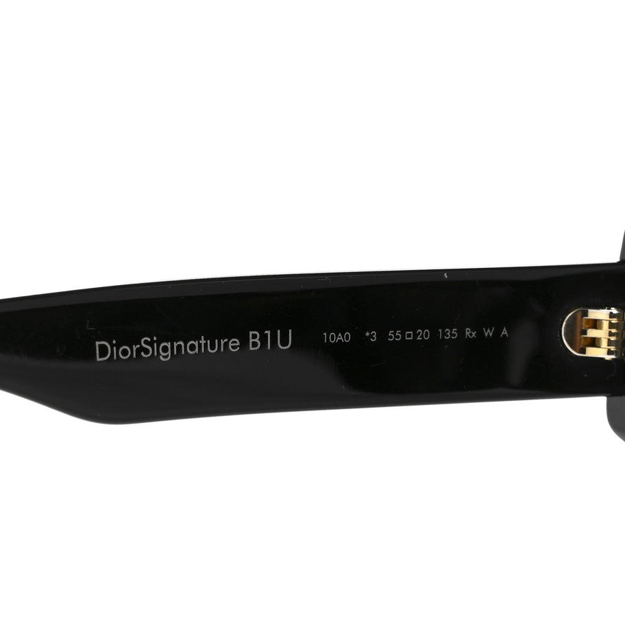 Christian Dior Acetate DiorSignature B1U Butterfly Sunglasses Black Image 7