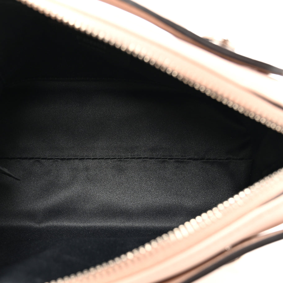 Fendi Shiny Nappa Crystal Croc Tail Mini By The Way Boston Bag Soap Smoky Quartz Image 5