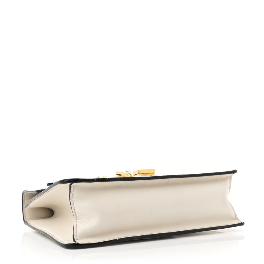 Gucci Calfskin Small Sylvie Shoulder Bag Off White Image 4