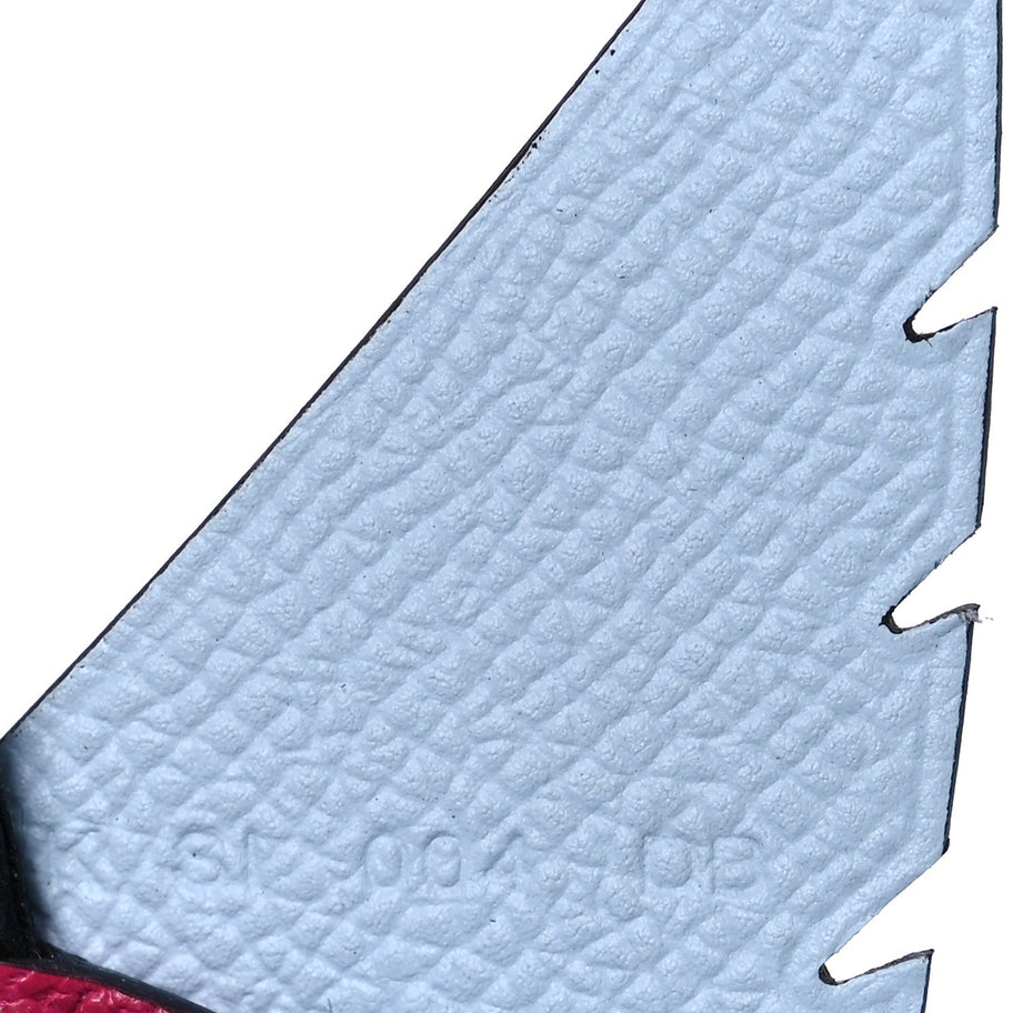 Hermes Epsom Swift Chevre Mysore Birdy Bag Charm Bleu Brume Rose Mexico Bleu Royal Cuivre Nata Black Image 4