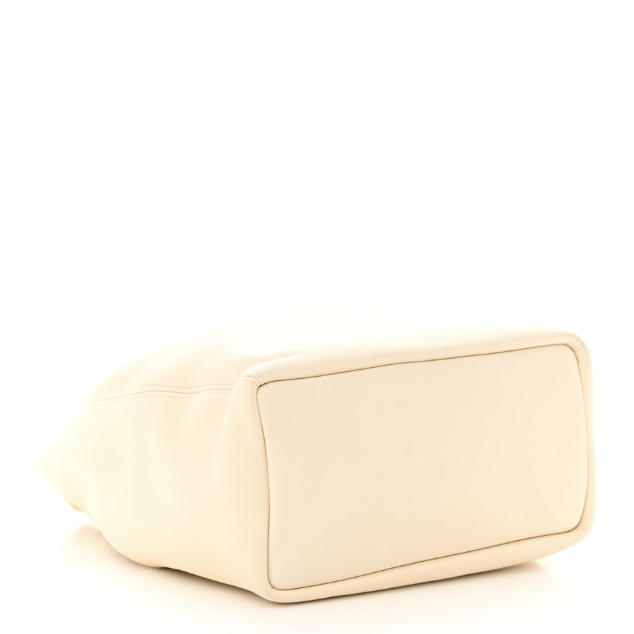 Loewe Buttery Nappa Lambskin Small Squeeze Bag Chalk Image 4