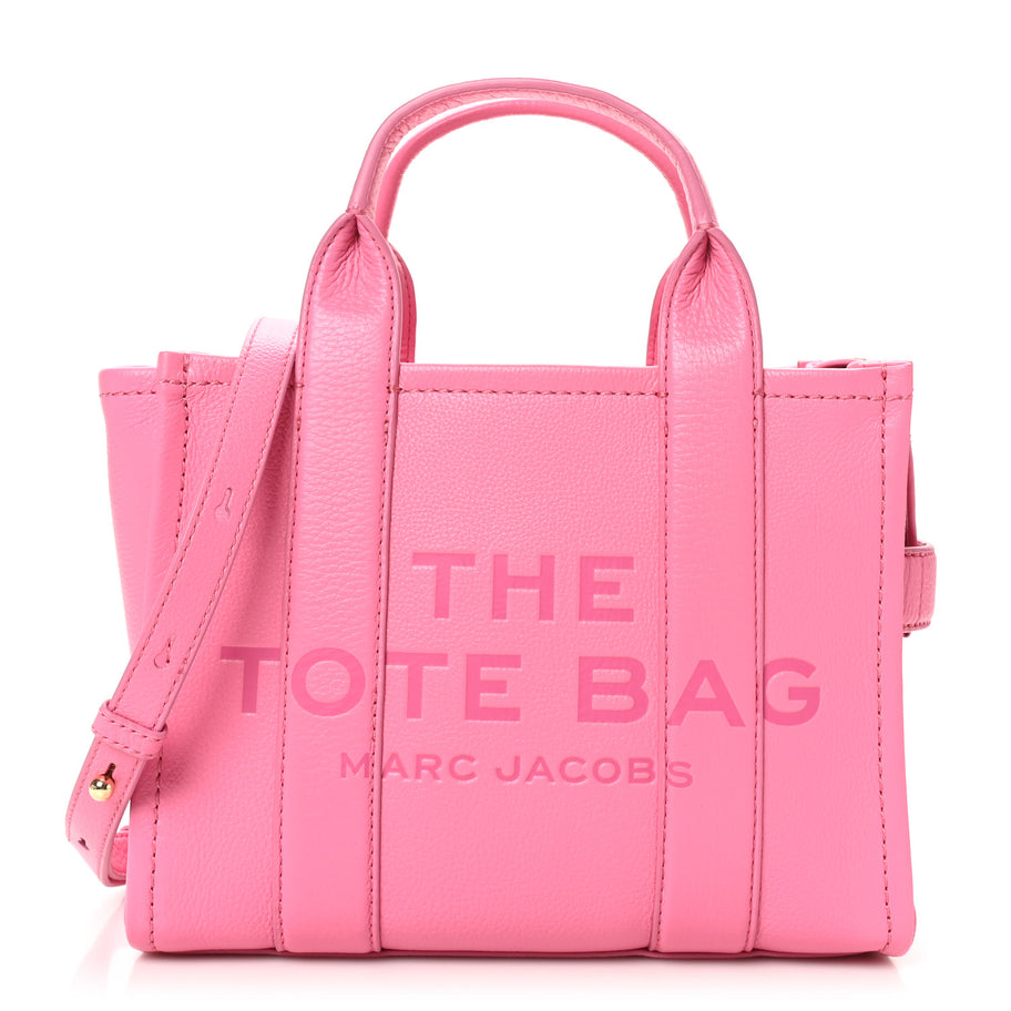 Marc Jacobs Grained Calfskin Small The Tote Bag Morning Glory Image 1