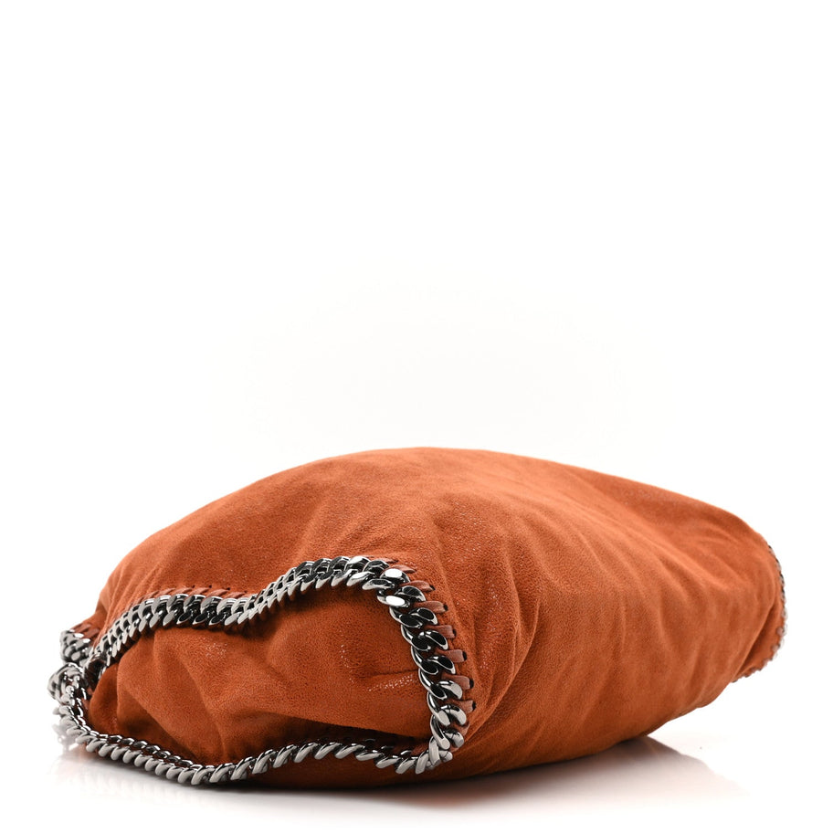 Stella McCartney Shaggy Deer Small Falabella Fold Over Tote Brandy Image 4