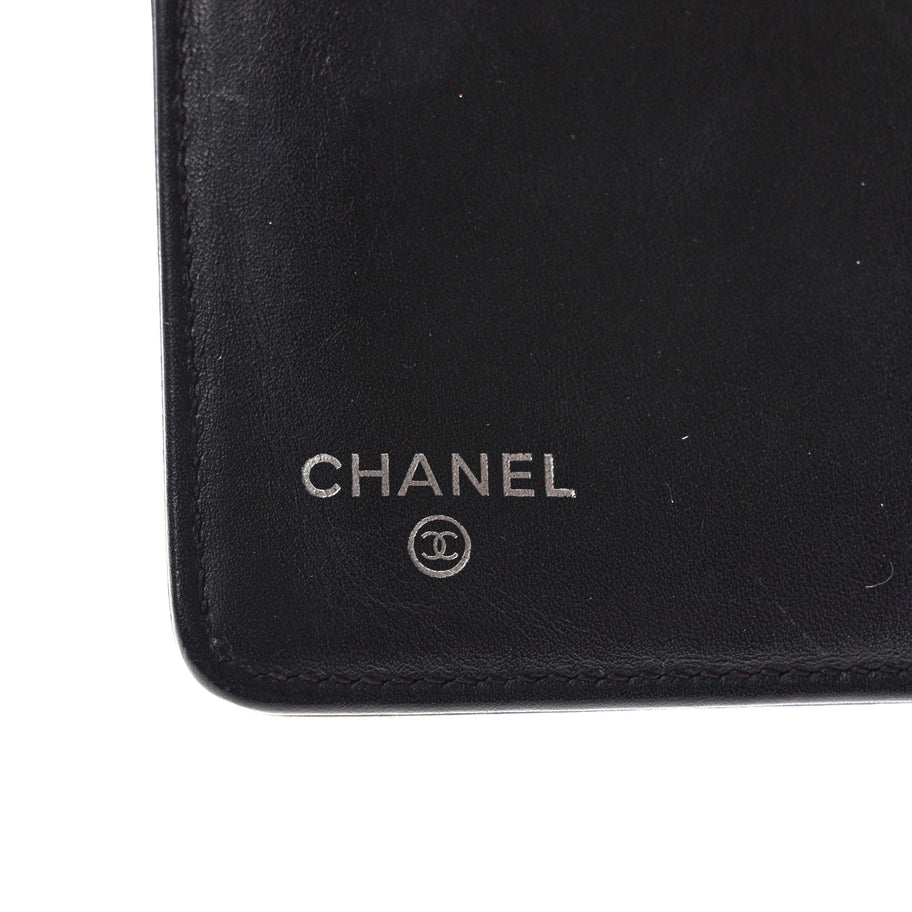 Chanel Caviar Timeless CC Zipped Pocket Wallet Dark Purple Image 6