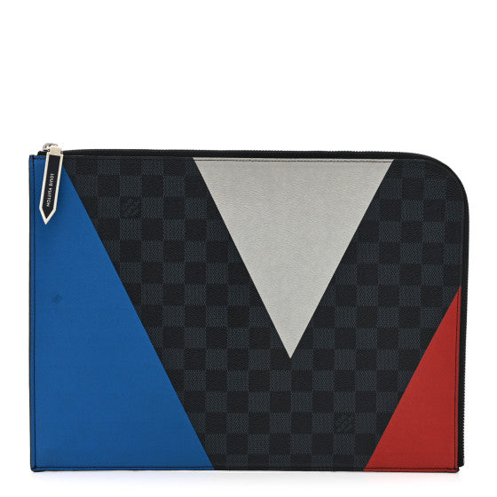  Louis Vuitton Damier Graphite Americas Cup Pochette Jour GM