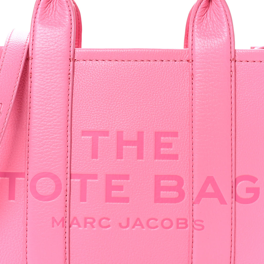 Marc Jacobs Grained Calfskin Small The Tote Bag Morning Glory Image 7